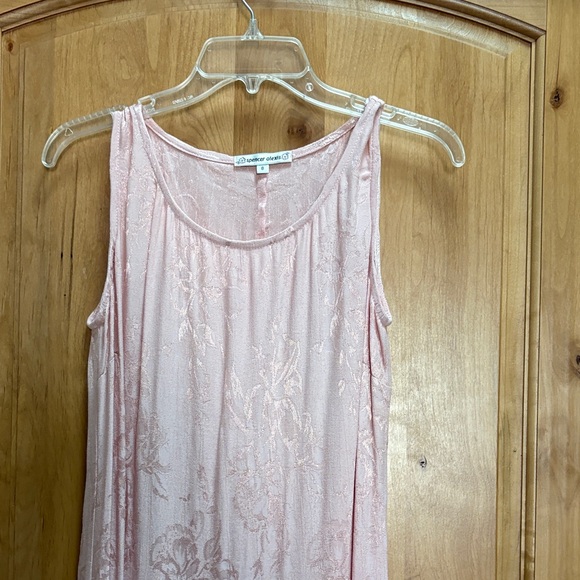 Elegant Pink Lace Maxi Dress - Picture 7 of 9